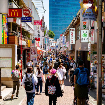일본 도쿄 하라주쿠 타케시타 거리