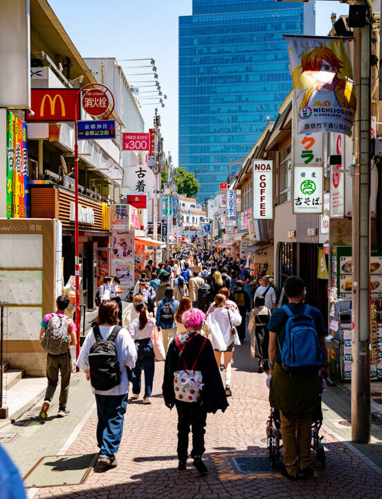일본 도쿄 하라주쿠 타케시타 거리
